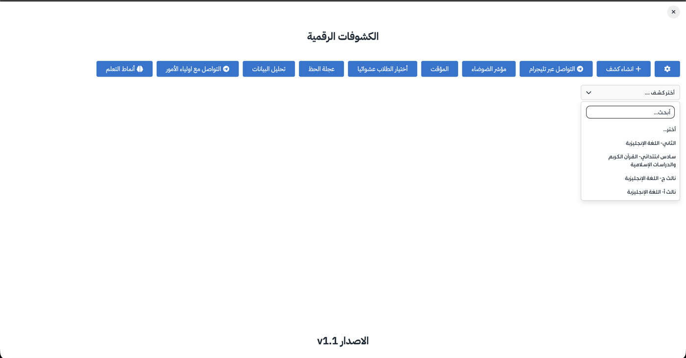 الكشوف الرقمية